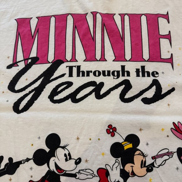 Vintage 80s Disney Minnie Through the Years Tee, Size small / medium - Picture 2 of 12